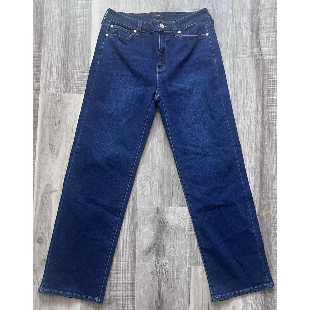 Quince Womens SIze 30/31 Bella Stretch Straight Jeans Midnight Blue